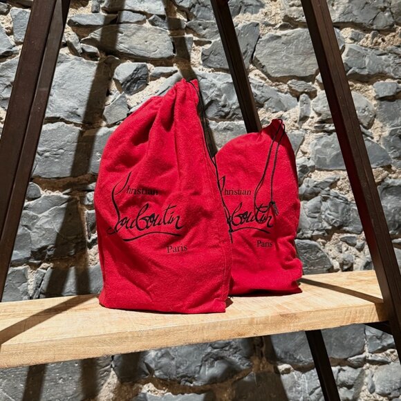 Christian Louboutin Black Leather Resillissima Mesh Platform 160 Booties - Picture 11 of 11